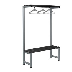 Single Sided Overheaded Hanging Bench Type G (Black Polymer )