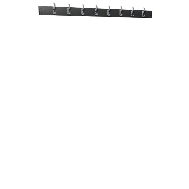 Wall Hook Strip - Type A (Black Polymer)