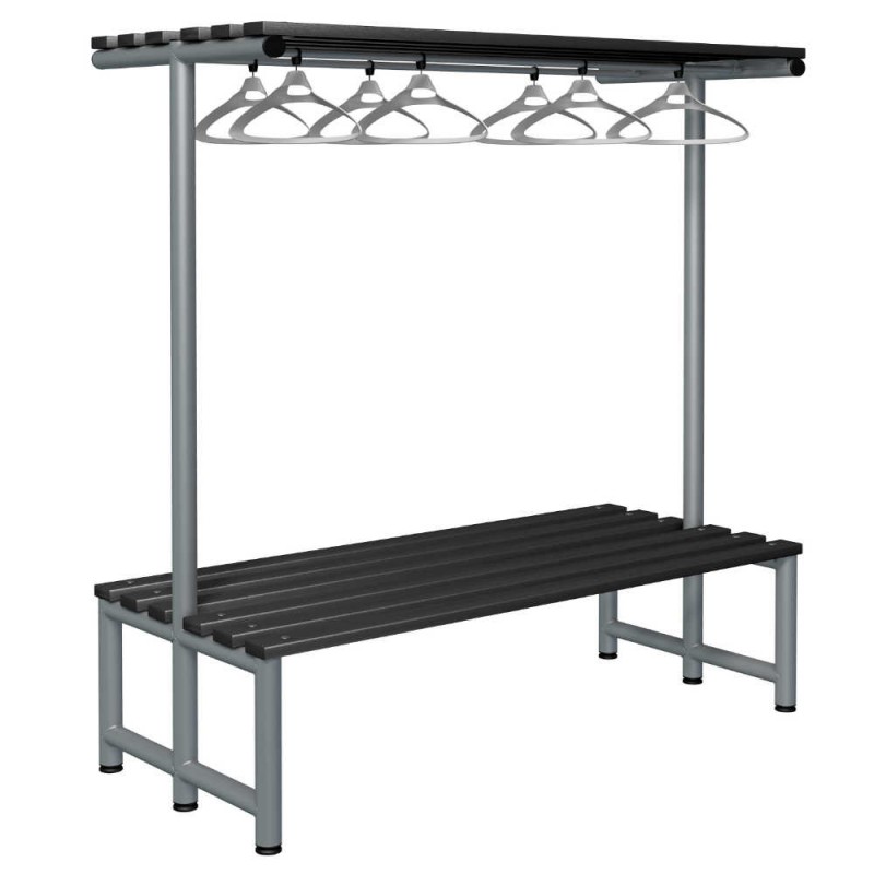 Double Sided Overheaded Hanging Bench Type G (Black Polymer )