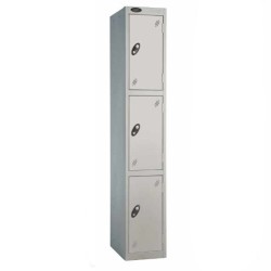 Three Door Steel Locker - Stock