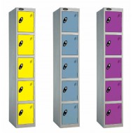 Five Tiered Steel Lockers