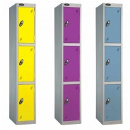 Three Tiered Steel Lockers