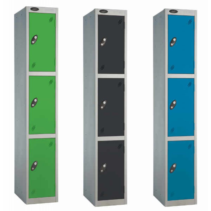 Three Tiered Steel Lockers