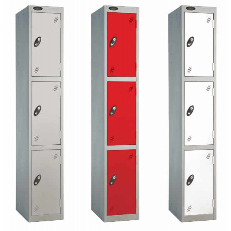 Three Tiered Steel Lockers