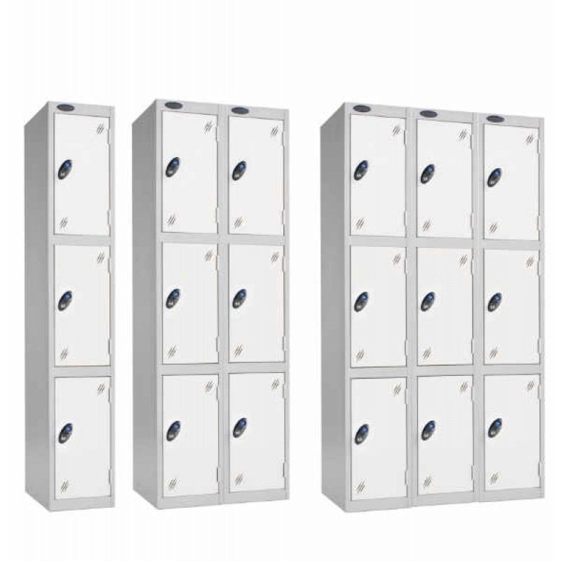 Three Tiered Steel Lockers