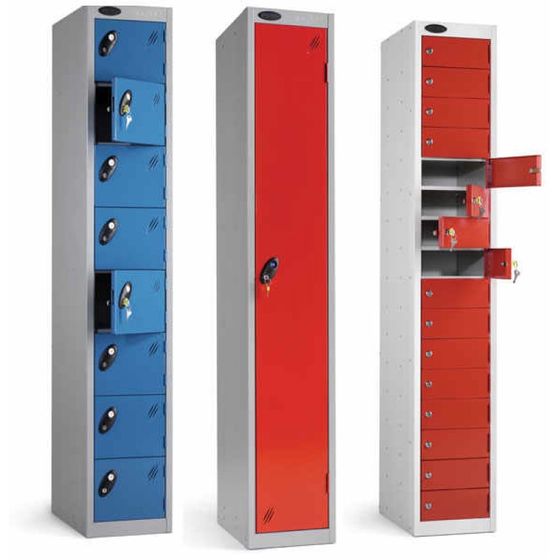 Eight Tiered Steel Lockers