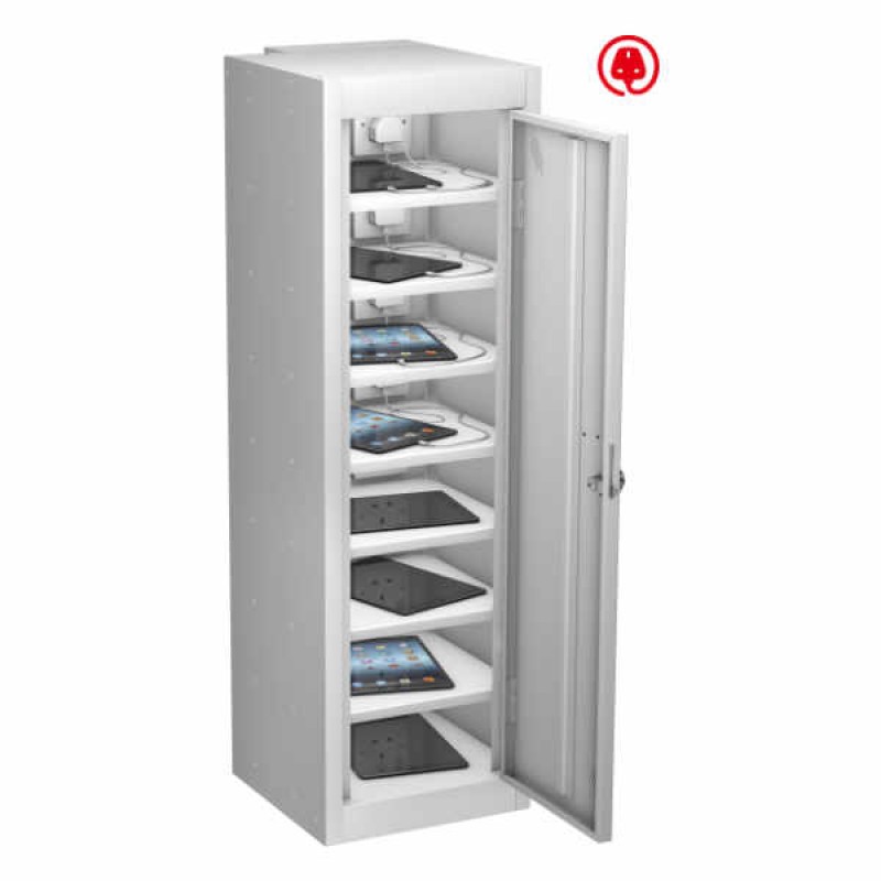 Tabbox Single Door 8 Shelf Tabbox Locker Usb