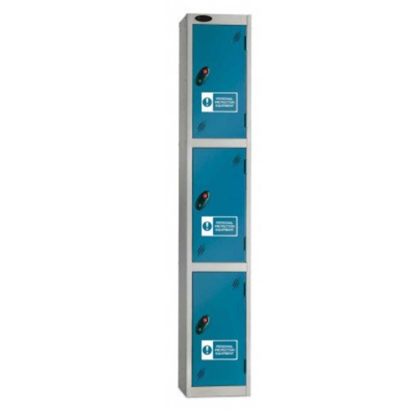 Metal Lockers  Three Compartment Ppe 305 X 460