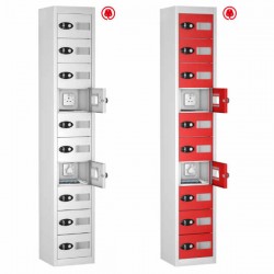 10 Tier Recharging Tablet Locker